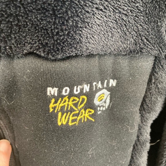 Mountain hardware women’s black high pile fleece jacket monkey man - Picture 5 of 6